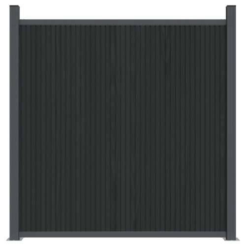 Panel za ogradu sivi 699 x 186 cm WPC - Siva 699 x 186 cm 1 Cijena