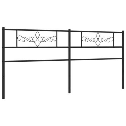 Metalno uzglavlje crno 180 cm - Crna 180 cm 1 Cijena