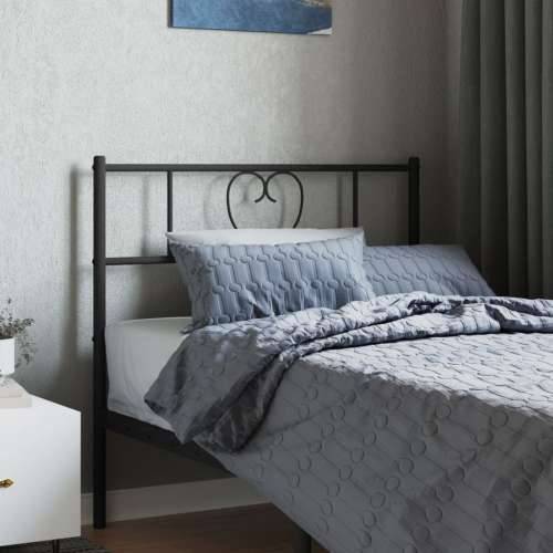 Metalno uzglavlje crno 107 cm - Crna 107 cm 1 Cijena