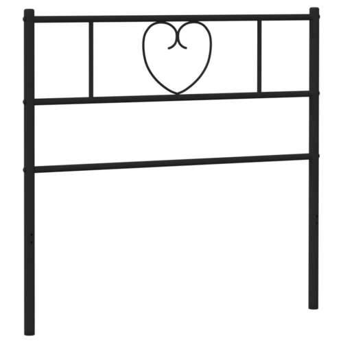 Metalno uzglavlje crno 107 cm - Crna 107 cm 1 Cijena