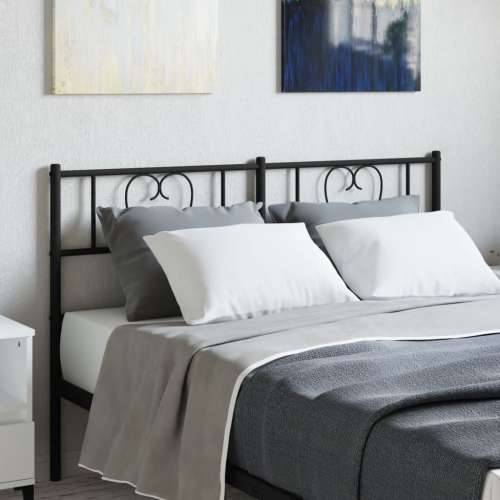 Metalno uzglavlje crno 160 cm - Crna 160 cm 1 Cijena