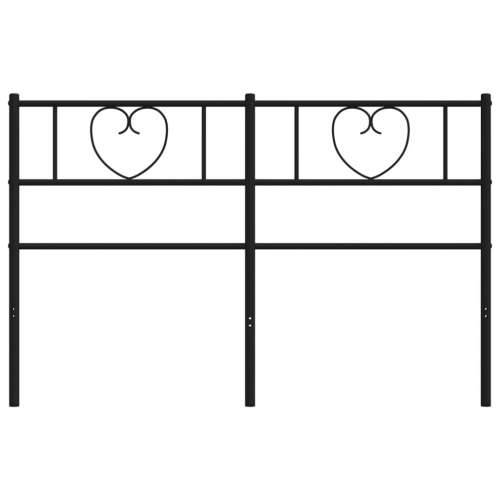Metalno uzglavlje crno 160 cm - Crna 160 cm 1 Cijena
