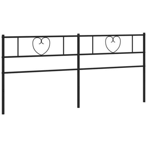 Metalno uzglavlje crno 193 cm - Crna 193 cm 1 Cijena