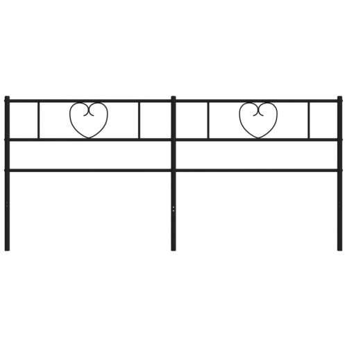 Metalno uzglavlje crno 193 cm - Crna 193 cm 1 Cijena