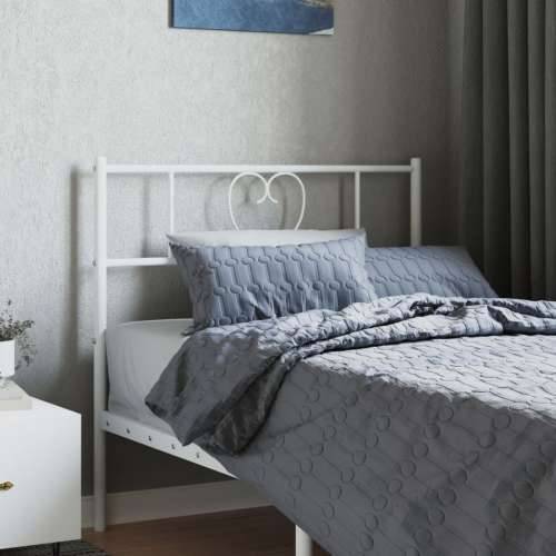 Metalno uzglavlje bijelo 90 cm - Bijela 90 cm 1 Cijena