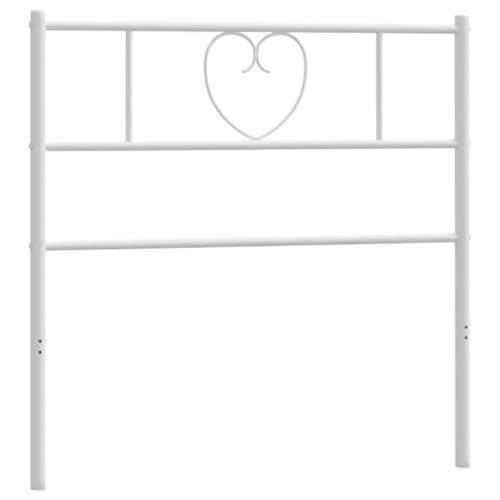 Metalno uzglavlje bijelo 107 cm - Bijela 107 cm 1 Cijena