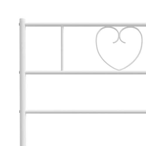 Metalno uzglavlje bijelo 107 cm - Bijela 107 cm 1 Cijena