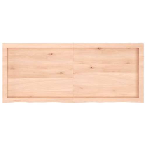 Zidna polica 120x50x(2-6) cm neobrađena masivna hrastovina - Prirodna 120 x 50 x 6 cm 1 Cijena