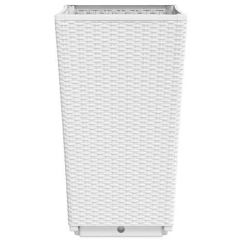 Vrtne sadilice 2 kom bijele 32,5 x 32,5 x 57 cm od PP-a - Bijela 2 Cijena