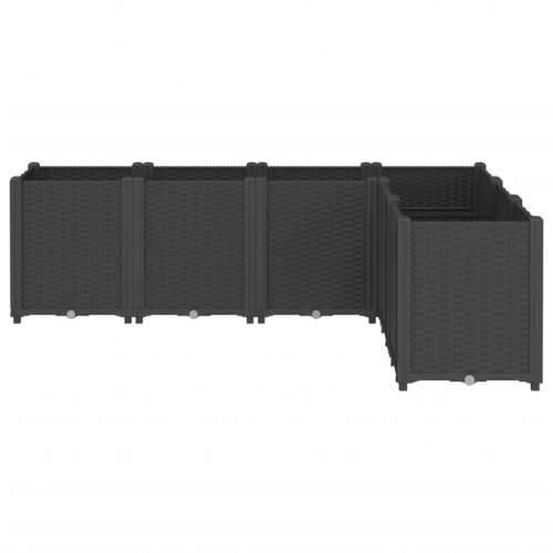 Vrtna sadilica crna 160 x 120 x 53 cm PP - Crna 160 x 120 x 53 cm 1 Cijena