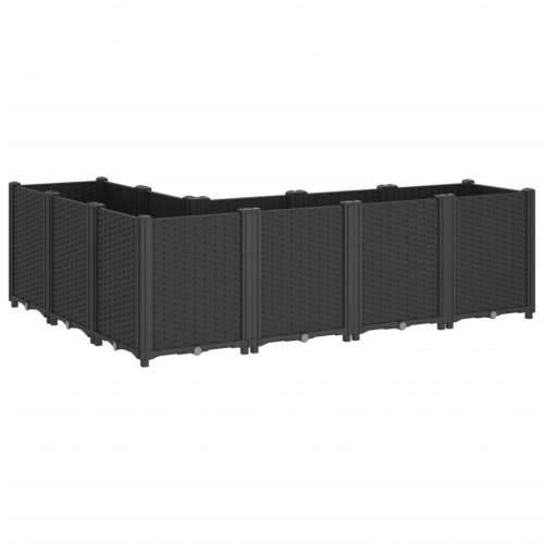 Vrtna sadilica crna 160 x 120 x 53 cm PP - Crna 160 x 120 x 53 cm 1 Cijena