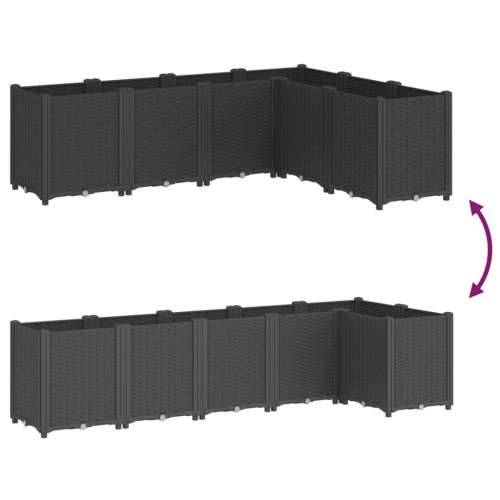 Vrtna sadilica crna 160 x 120 x 53 cm PP - Crna 160 x 120 x 53 cm 1 Cijena