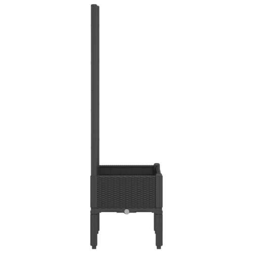 Vrtna sadilica s rešetkom crna 40 x 40 x 142 cm PP - Crna 40 x 40 x 142 cm 1 Cijena