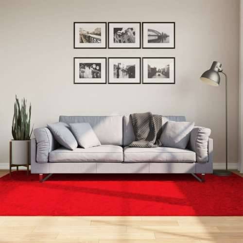 Tepih OVIEDO kratkih vlakana crveni 160 x 230 cm - Crvena 160 x 230 cm Cijena