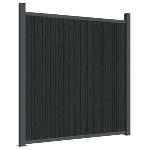 Panel za ogradu sivi 526 x 186 cm WPC - Siva 526 x 186 cm 1 Cijena