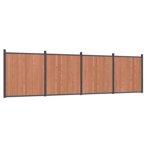 Panel za ogradu smeđi 699 x 186 cm WPC - Smeđa 699 x 186 cm 1 Cijena