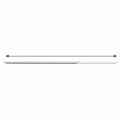 Karniše 2 kom bijelo-srebrne 40 - 60 cm aluminijske - 40-60 cm Cijena