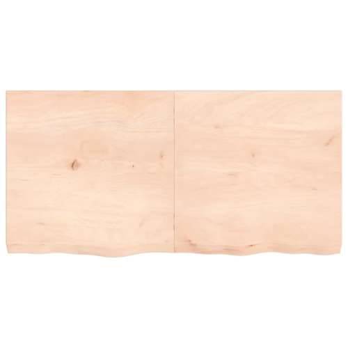 Kupaonska radna ploča 120x60x(2-6) cm netretirano masivno drvo - Prirodna 120 x 60 x 6 cm Cijena