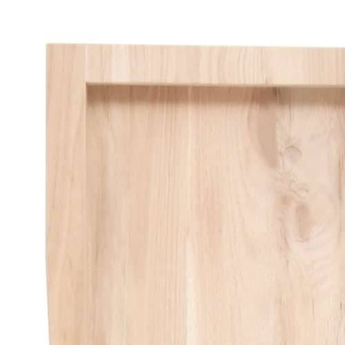 Kupaonska radna ploča 120x60x(2-6) cm netretirano masivno drvo - Prirodna 120 x 60 x 6 cm Cijena