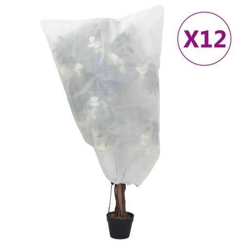 Navlake od flisa za biljke s vezicom 12 kom 70 g/m² 0,8 x 1 m - Bijela 0.8 x 1 m 12 Cijena