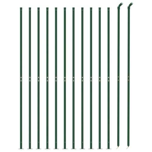 Ograda od žičane mreže s prirubnicom zelena 1,1x25 m Cijena
