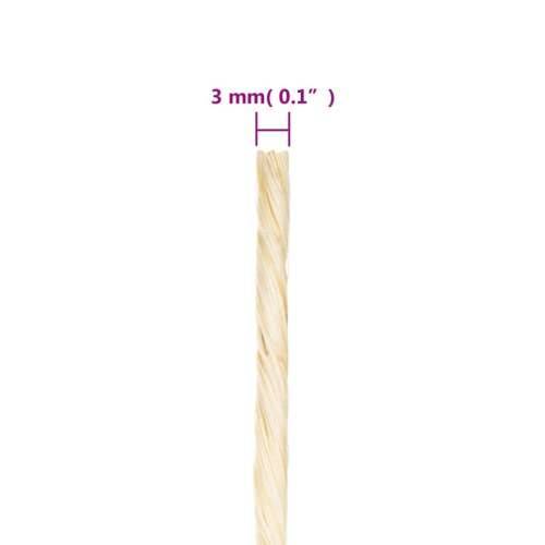 Uže od 100 % sisala 3 mm 400 m - 3 mm x 400 m 1 Cijena