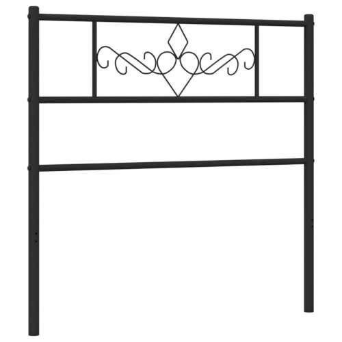 Metalno uzglavlje crno 75 cm - Crna 75 cm 1 Cijena