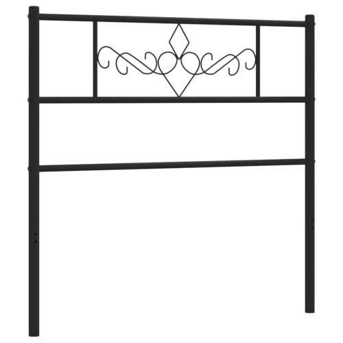 Metalno uzglavlje crno 75 cm - Crna 75 cm 1 Cijena