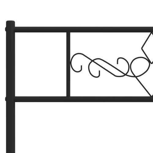 Metalno uzglavlje crno 75 cm - Crna 75 cm 1 Cijena
