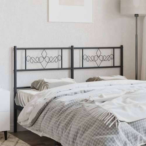 Metalno uzglavlje crno 160 cm - Crna 160 cm 1 Cijena