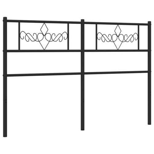 Metalno uzglavlje crno 160 cm - Crna 160 cm 1 Cijena
