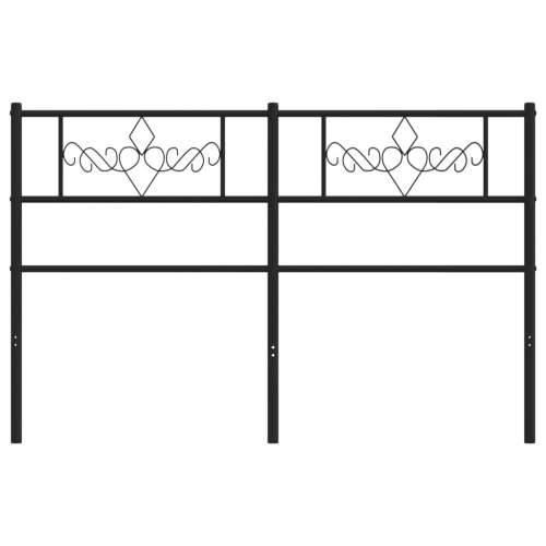 Metalno uzglavlje crno 160 cm - Crna 160 cm 1 Cijena