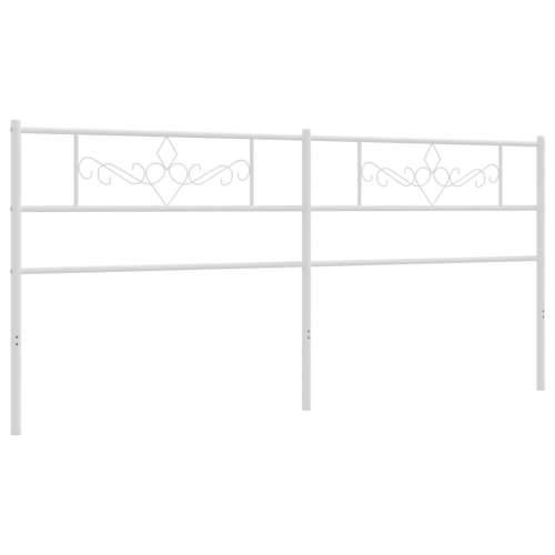 Metalno uzglavlje bijelo 200 cm - Bijela 200 cm 1 Cijena