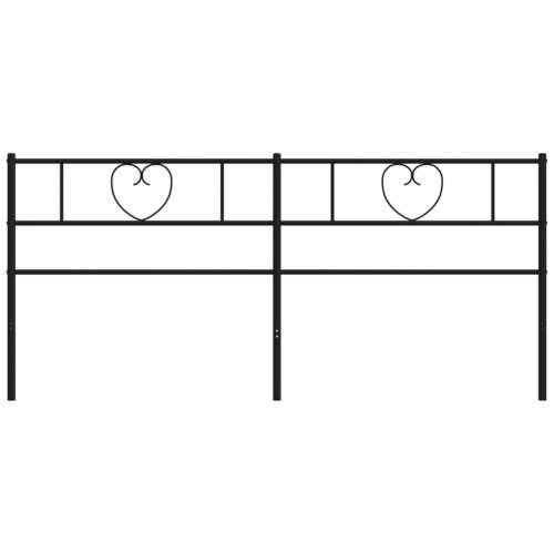 Metalno uzglavlje crno 200 cm - Crna 200 cm 1 Cijena