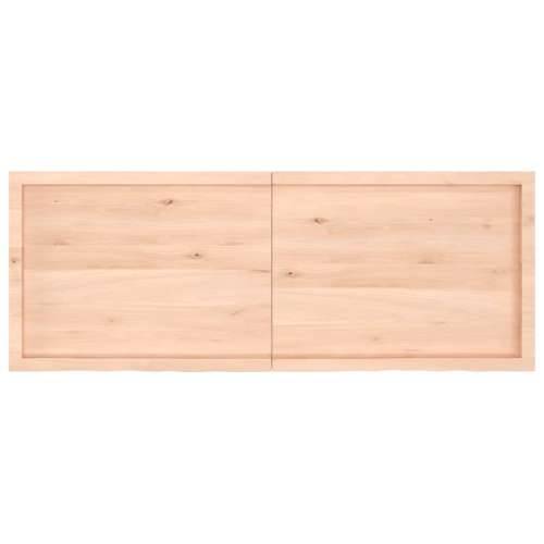 Zidna polica 160 x 60 x (2-6) cm neobrađena masivna hrastovina - Prirodna 160 x 60 x 6 cm 1 Cijena