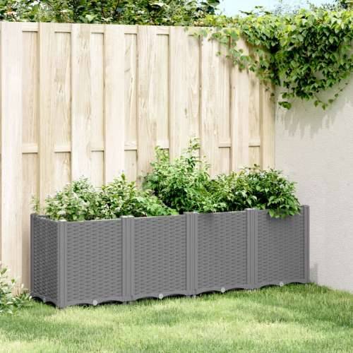 Vrtna sadilica svijetlosiva 160 x 40 x 53 cm od PP-a Svjetlosiva 160 x 40 x 53 cm 1 Cijena