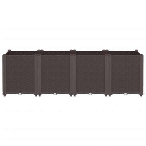 Vrtna sadilica smeđa 160 x 40 x 53 cm od PP-a - Smeđa 160 x 40 x 53 cm 1 Cijena