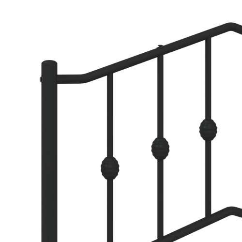 Metalno uzglavlje crno 200 cm - Crna 200 cm 1 Cijena