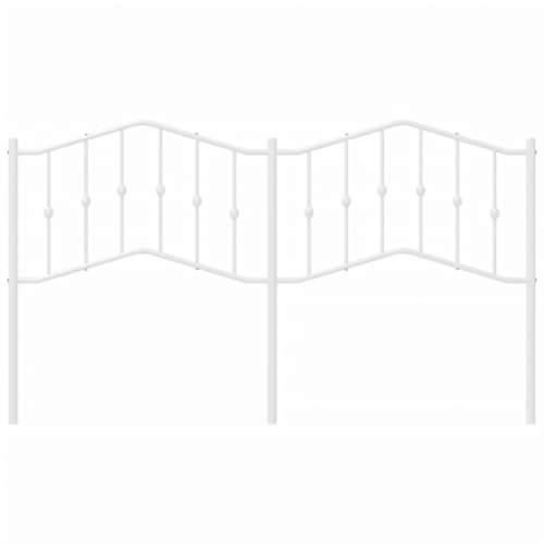 Metalno uzglavlje bijelo 160 cm - Bijela 160 cm 1 Cijena
