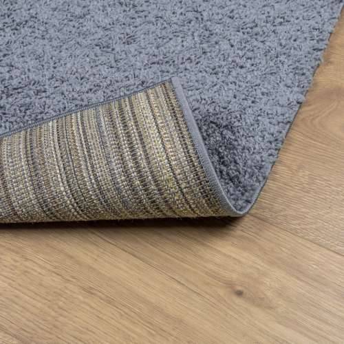 Čupavi tepih PAMPLONA visoka vlakna moderni plavi 120 x 120 cm - Plava 120 x 120 cm Cijena