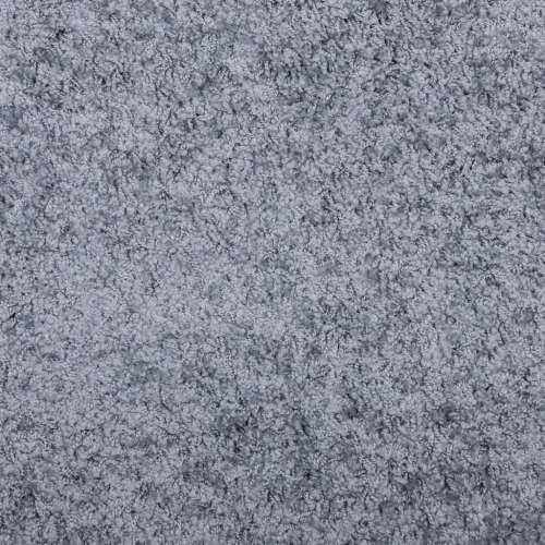Čupavi tepih PAMPLONA visoka vlakna moderni plavi 120 x 120 cm - Plava 120 x 120 cm Cijena