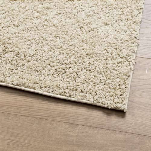 Čupavi tepih PAMPLONA visoka vlakna moderni zlatni 80 x 200 cm - Zlatno 80 x 200 cm Cijena