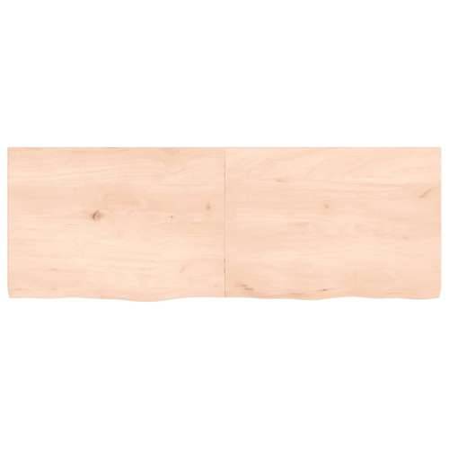 Kupaonska radna ploča 140x50x(2-4) cm netretirano masivno drvo - Prirodna 140 x 50 x 4 cm Cijena