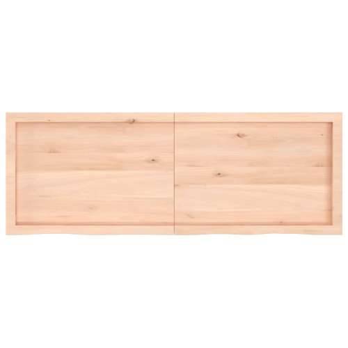 Kupaonska radna ploča 140x50x(2-4) cm netretirano masivno drvo - Prirodna 140 x 50 x 4 cm Cijena