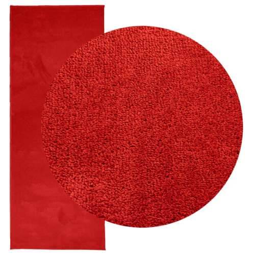 Tepih OVIEDO kratkih vlakana crveni 80 x 200 cm - Crvena 80 x 200 cm Cijena