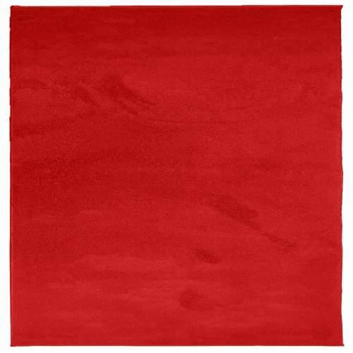 Tepih OVIEDO kratkih vlakana crveni 160 x 160 cm - Crvena 160 x 160 cm Cijena