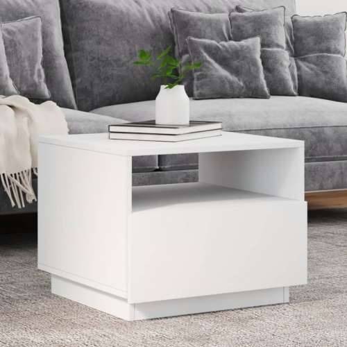 Stolić za kavu s LED svjetlima bijeli 50 x 49 x 40 cm - Bijela 1 50 cm Cijena