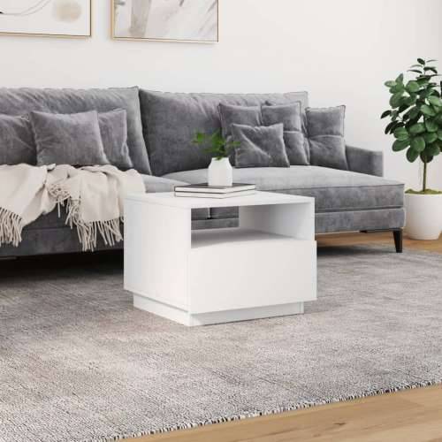 Stolić za kavu s LED svjetlima bijeli 50 x 49 x 40 cm - Bijela 1 50 cm Cijena