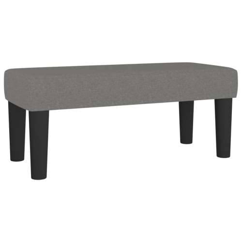 Krevet box spring s madracem tamnosivi 120 x 190 cm tkanina - Tamno siva 120 x 190 cm Blok s kvadratima Cijena