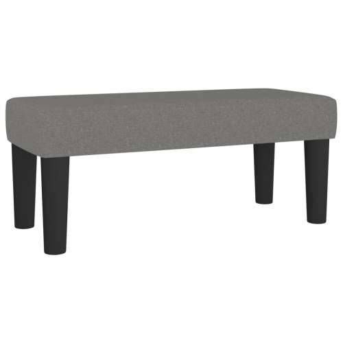 Krevet box spring s madracem tamnosivi 120 x 190 cm tkanina - Tamno siva 120 x 190 cm vodoravne pruge Cijena